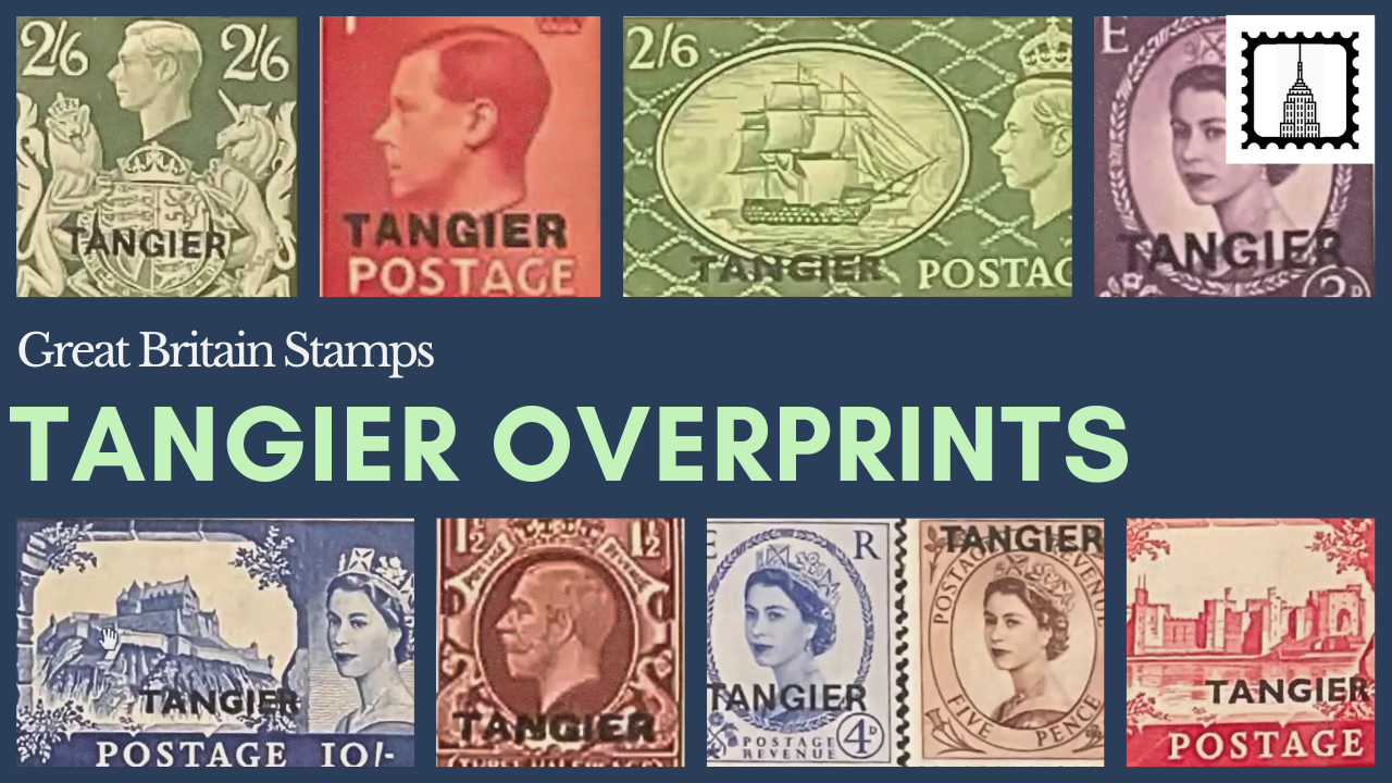 stamps with tangier overpints