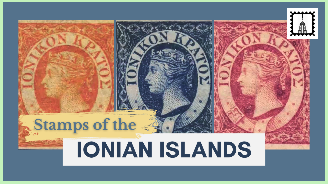 three ionian stamps