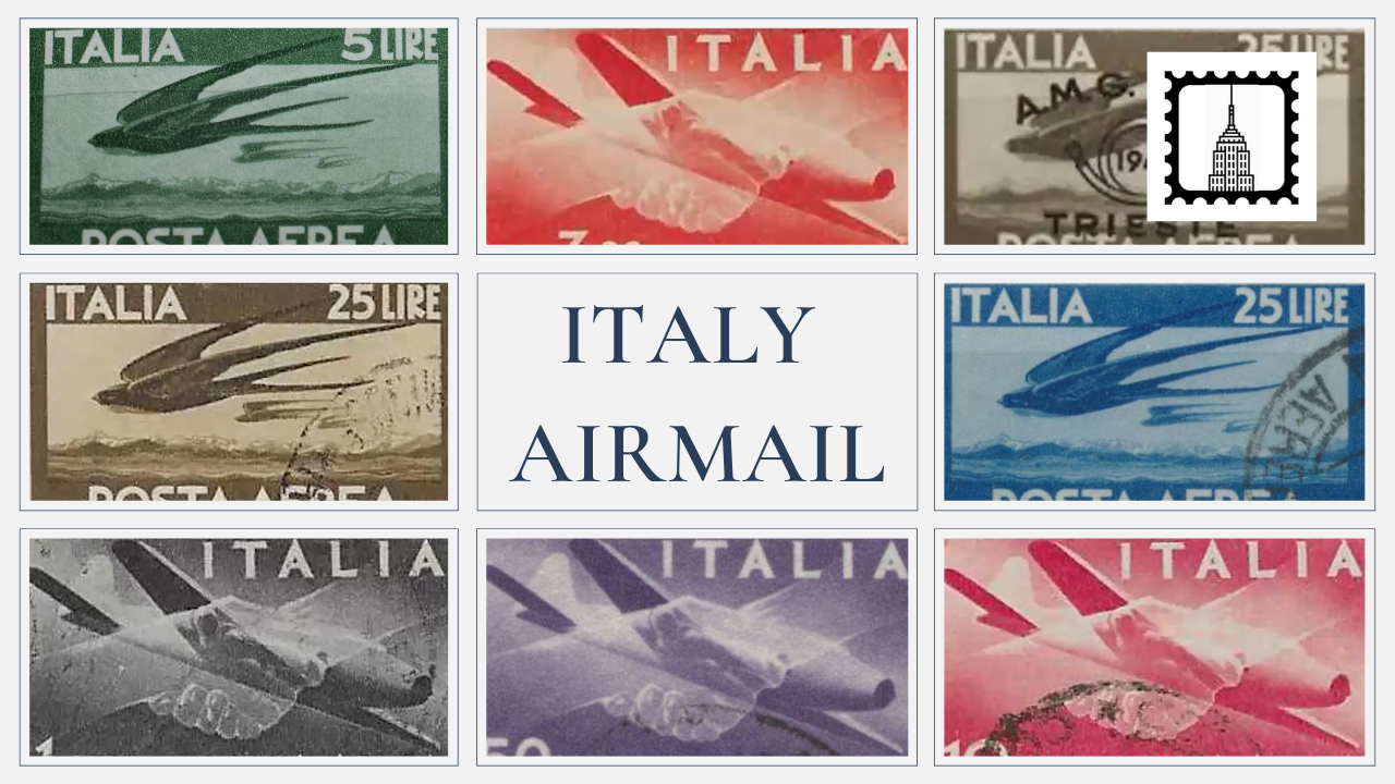 Italy’s First Post-WWII Airmail Stamps: History and Design